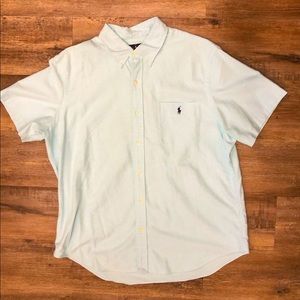 Polo short sleeve button down